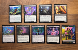 Set of 9 Black Elf Cards (NM), 2 RARES, New Lorwyn, DAWNHAND DISSIDENT MTG Magic - Image 2