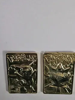 23k Gold Plated Pokemon Cards Pikachu And Togepi - Image 4