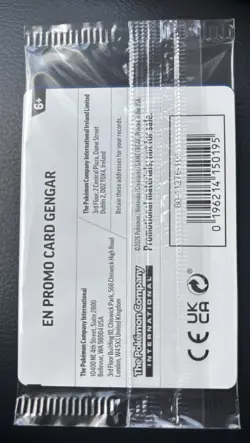 Sealed Gengar Gamestop Promo Pokemon Card - Image 2