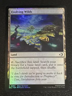 MTG Lorwyn Eclipsed Evolving Wilds Foil 0264 NM - Image 1