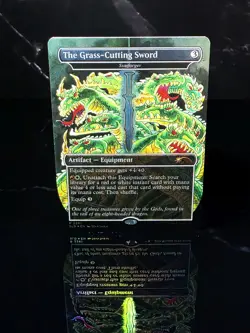 MTG The Grass-Cutting Sword Foil x1 - Teenage Mutant Ninja Turtles SLD - Image 1