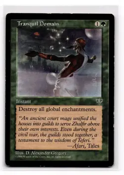 Tranquil Domain, MTG Mirage (1996) Common Green Instant MP - Image 1