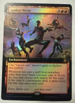 MTG Spider-Verse Foil NM Extended ** Marvel's Spider-Man ** - Image 2