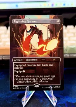 Magic: The Gathering Lightning Greaves Secret Lair 1992 Spider-Man Miles Morales - Image 1
