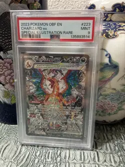 Pokemon Charizard ex Obsidian Flames 223/197 Special Illustration Rare PSA 9 - Image 1
