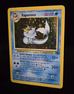 Pokemon TCG - VAPOREON - 12/64 - HOLO - RARE - UNLIMITED - JUNGLE (1999) - HP/MP - Image 1