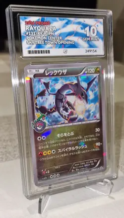 Pokemon Rayquaza Card 232/Xy-p Promo Center Skytree Ace Graded 10 - Image 2