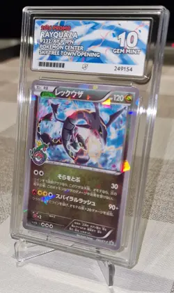 Pokemon Rayquaza Card 232/Xy-p Promo Center Skytree Ace Graded 10 - Image 3
