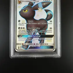 PSA 8 Umbreon GX SV69/SV94 Pokemon Hidden Fates Full Art Holo Card - Image 3