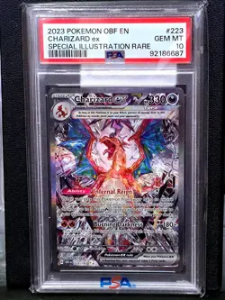 Pokemon Obsidian Flames - Charizard ex 223/197 PSA 10 Special Illustration Rare - Image 1