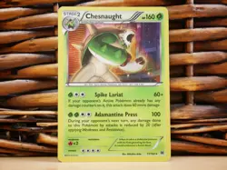Pokemon CHESNAUGHT 11/162 HOLO RARE | HP Heavy Play | XY BREAKthrough | 2015 - Image 1