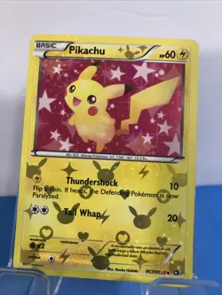 2013 Pokemon RC7/RC25 Pikachu Legendary Treasures Holo Radiant Collection LP - Image 1