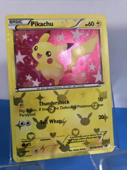 2013 Pokemon RC7/RC25 Pikachu Legendary Treasures Holo Radiant Collection LP - Image 5
