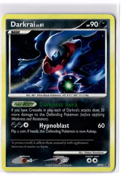 Pokemon TCG Darkrai DP52 Diamond and Pearl Promo Holo 2009 - Image 1