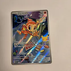 Pokemon TCG - Chimchar - First Partner Illustration Promo 041 30th Anniversary - Image 1