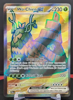 Pokemon Wo-Chien ex #232/193 English PAL Paldea Evolved Ultra Rare - Image 1