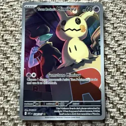 Pokemon TCG Ascended Heroes Team Rocket’s Mimikyu 238/217 Illustration Rare NM - Image 1
