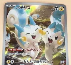 Pachirisu 084/078 AR – Violet ex (Art Rare) - NM - 2023 Pokemon TCG Japanese - Image 3
