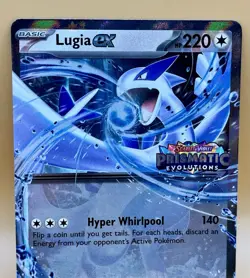 Lugia ex 082/131 – Stamped Prismatic Evolutions Promo Holo - NM - 2025 Pokemon - Image 2