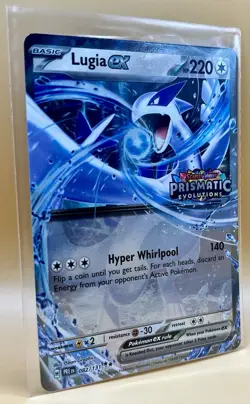 Lugia ex 082/131 – Stamped Prismatic Evolutions Promo Holo - NM - 2025 Pokemon - Image 5