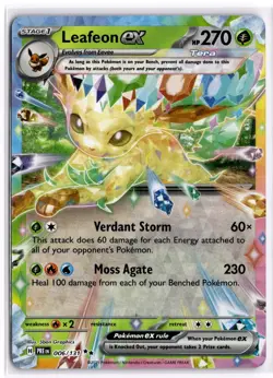 Leafeon ex 006/131 Double Rare Prismatic Evolutions Pokemon Near Mint - Image 1
