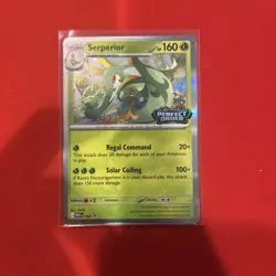 Pokemon TCG Serperior Perfect Order Prerelease Promo - Image 1