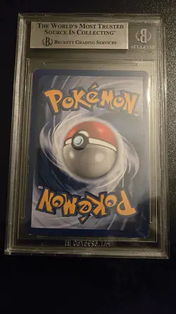 Pokemon Base Set 2 Blastoise Holo Beckett 7 NEAR MINT Graded - Image 3