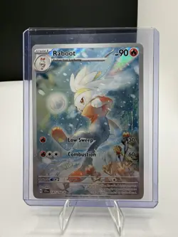 Pokemon TCG Raboot 147/142 Illustration Rare Stellar Crown NM - Image 1