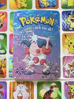 Pokemon 151 Vintage Pocket Monsters Vending HOLO Prism Sticker 2000 Nintendo - Image 2