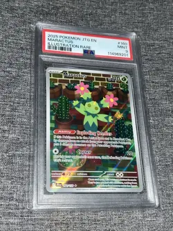 PSA 9 Maractus 160/159 Pokemon Journey Together Illustration Rare 2025 MINT - Image 1