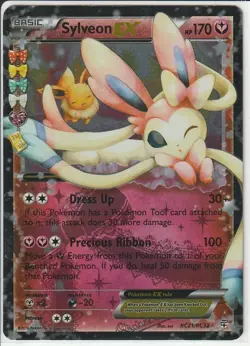 Sylveon EX RC21/RC32 Generations Radiant Collection XY Pokemon TCG - LP - Image 1