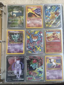 Pokemon TCG Vintage Modern Binder Collection Holos Rares - Image 1