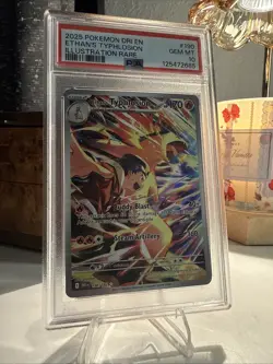 Pokemon TCG Ethan's Typhlosion Destined Rivals Illustration Rare 190/182 PSA 10 - Image 1