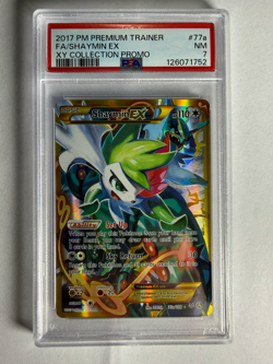 Shaymin EX 77a/108 PSA 7 Pokemon TCG - Image 1