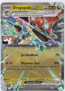 Dragapult ex Play Stamp (130/167) Pokemon Prize Pack - TCG [NM] - Image 1