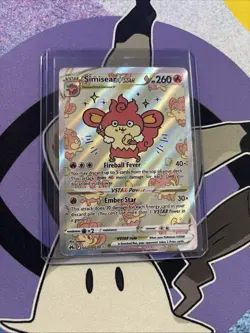 Pokemon Simisear VSTAR Ultra Rare Holo GG37/GG70 Crown Zenith Galarian Gallery - Image 1