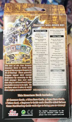 YUGIOH 1ST ED RISE OF THE TRUE DRAGONS DECK ENGLISH FACTORY SEALED NEW - Image 2