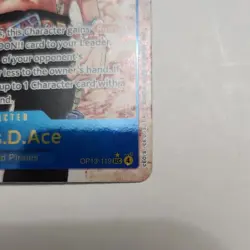 Bandai One Piece Portgas.D.Ace OP13-119 Secret Rare Foil Rush 7000 CCG Card - Image 2