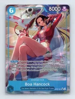 One Piece - Boa Hancock OP07-051 Seven Warlords of the Sea Alt Art Promo ENG NM - Image 1