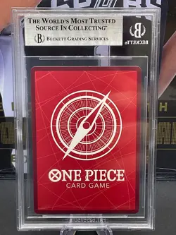 2022 One Piece ST01-001 Monkey D Luffy Foil Starter Deck 1 Straw Hat Crew BGS 9 - Image 2