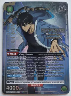 Solo Leveling Union Arena Sung Jinwoo SR* Alternate Art - Image 1