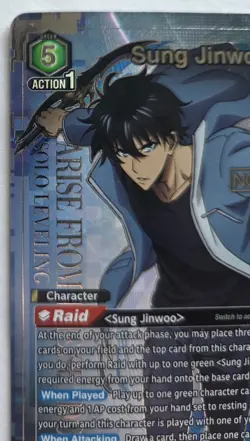 Solo Leveling Union Arena Sung Jinwoo SR* Alternate Art - Image 2