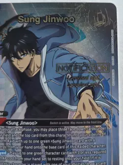 Solo Leveling Union Arena Sung Jinwoo SR* Alternate Art - Image 3