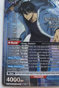 Solo Leveling Union Arena Sung Jinwoo SR* Alternate Art - Image 4