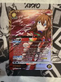 Asuka Shikinami Langley (013) (SR**) - UE15BT: Evangelion: Union Arena - Image 3