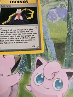 LP+ Giovanni Holo 18/132 Gym Challenge Pokemon Card - Image 2