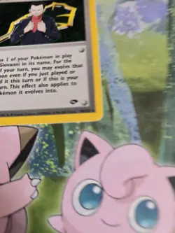 LP+ Giovanni Holo 18/132 Gym Challenge Pokemon Card - Image 3