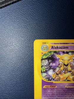 Alakazam - Expedition Base Set (33/165) - 2002 Non-Holo Rare Pokemon Card - MP - Image 3