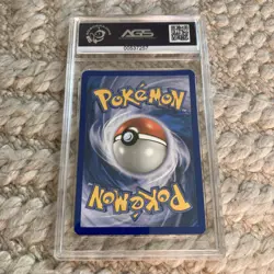 Pokemon Card Pikachu 115/114 Black & White Base Set Secret Rare Holo AGS 8 Grade - Image 2