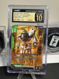 Gundam Card Game Gundam AGE-1 Normal GD02-021 LR English Pristine 10 - Image 1